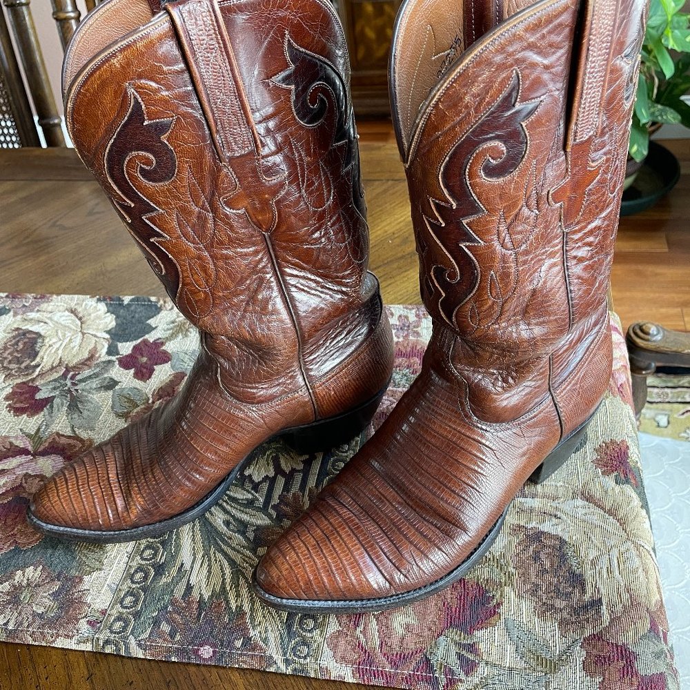 Lucchese Mens Cowboy Boots Size 8 1/2